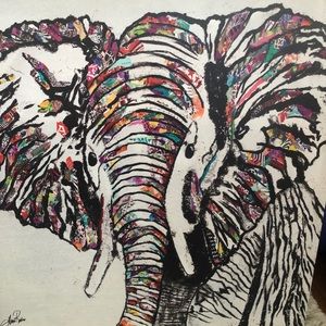 Elephant canvas